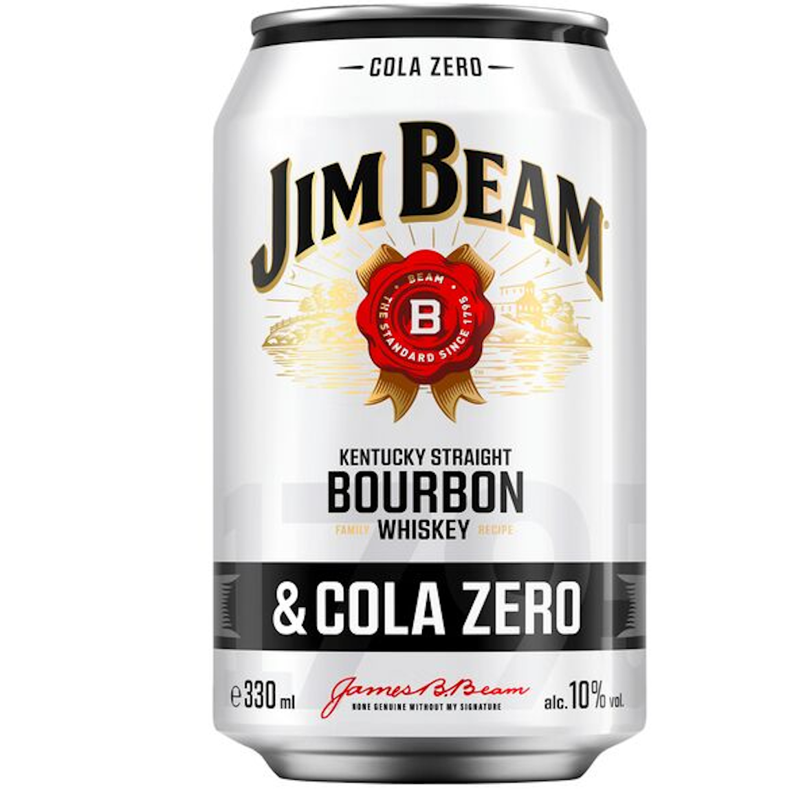 Jim Beam & Cola Zero (12/0,33 Ltr. Dose EINWEG)