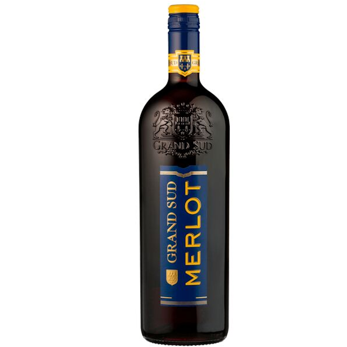Grand Sud, Merlot, Vin de Pays d'Oc  (6x1.00l Fl. Pfandfrei)