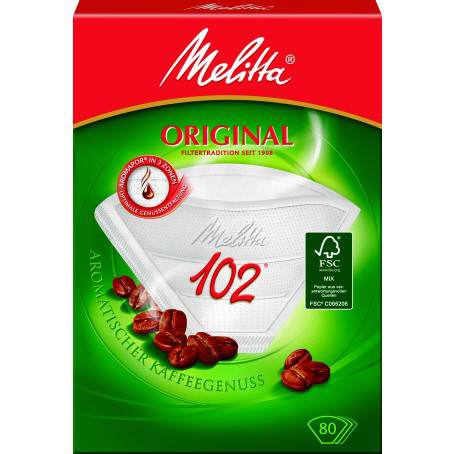 Filtertüten Melitta 1x4 (80 Stück)