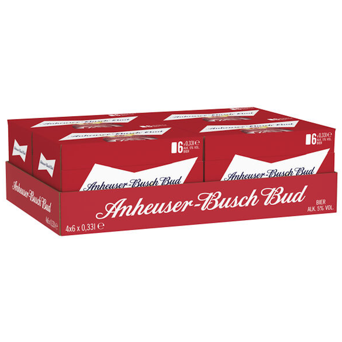 Anheuser-Busch Bud (4x6/0,33 Ltr. Dose EINWEG)