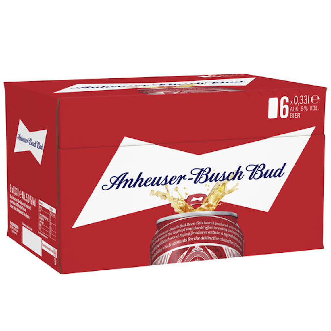 Anheuser-Busch Bud (4x6/0,33 Ltr. Dose EINWEG)
