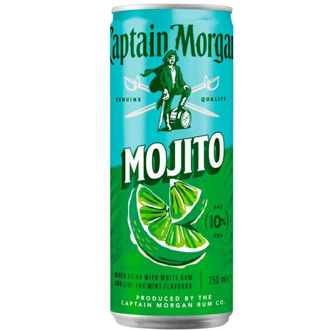 Captain Morgan White & Mojito  (12/0,25 Ltr. Dose EINWEG)