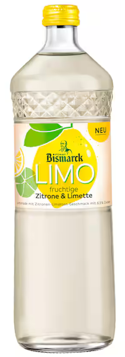 Bismarck Limo Zitrone & Limette (12/0,75 Ltr. Glas MEHRWEG)
