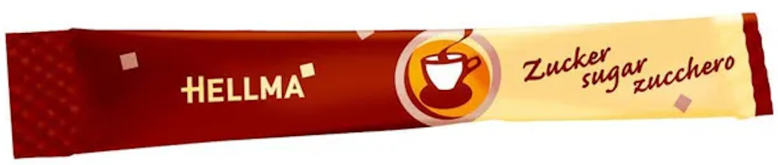 Hellma Zucker  Sticks (100/4 g.)