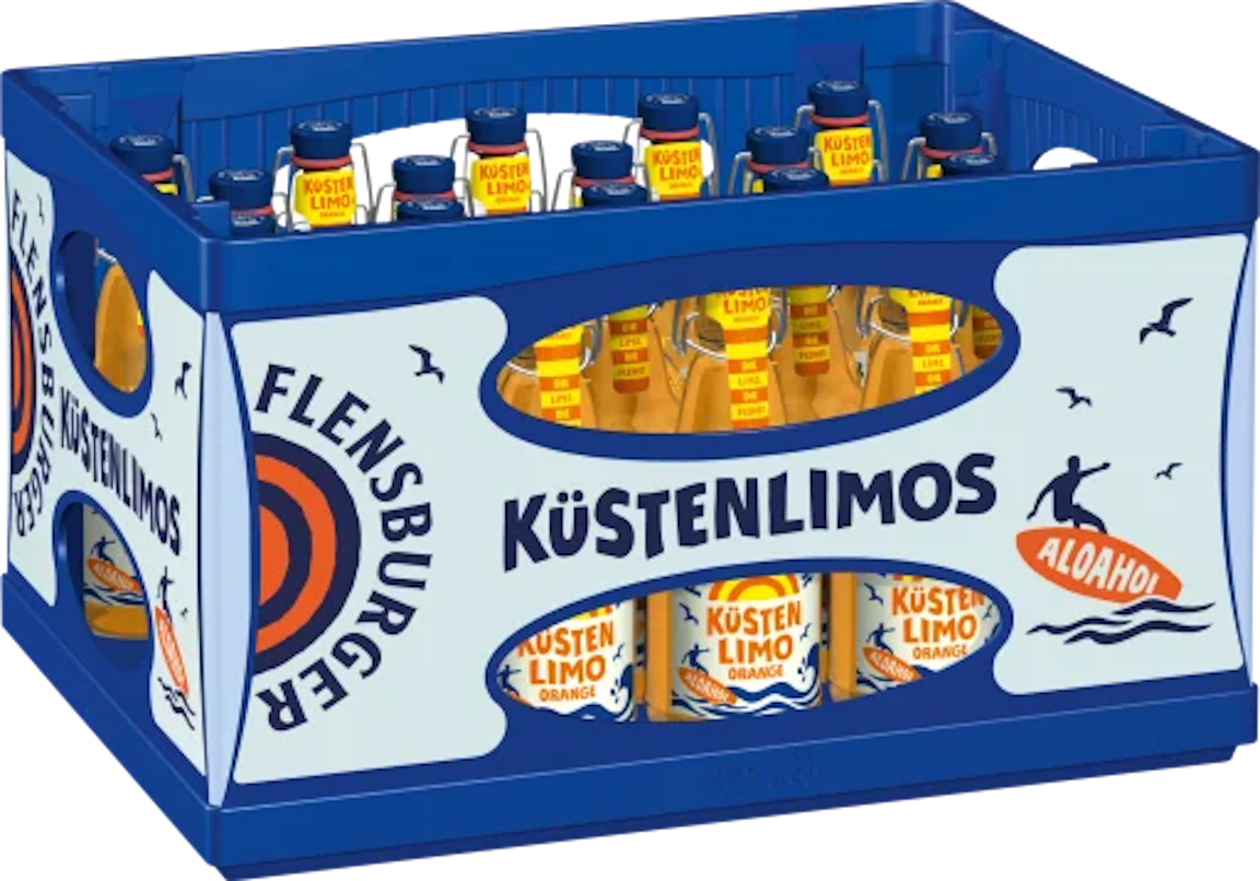 FLENSBURGER KÜSTENLIMO Orange (20/0,33 Ltr. Glas MEHRWEG)