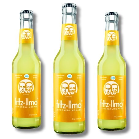 fritz -limo Zitronenlimonade (24/0,33 Ltr. Glas MEHRWEG)