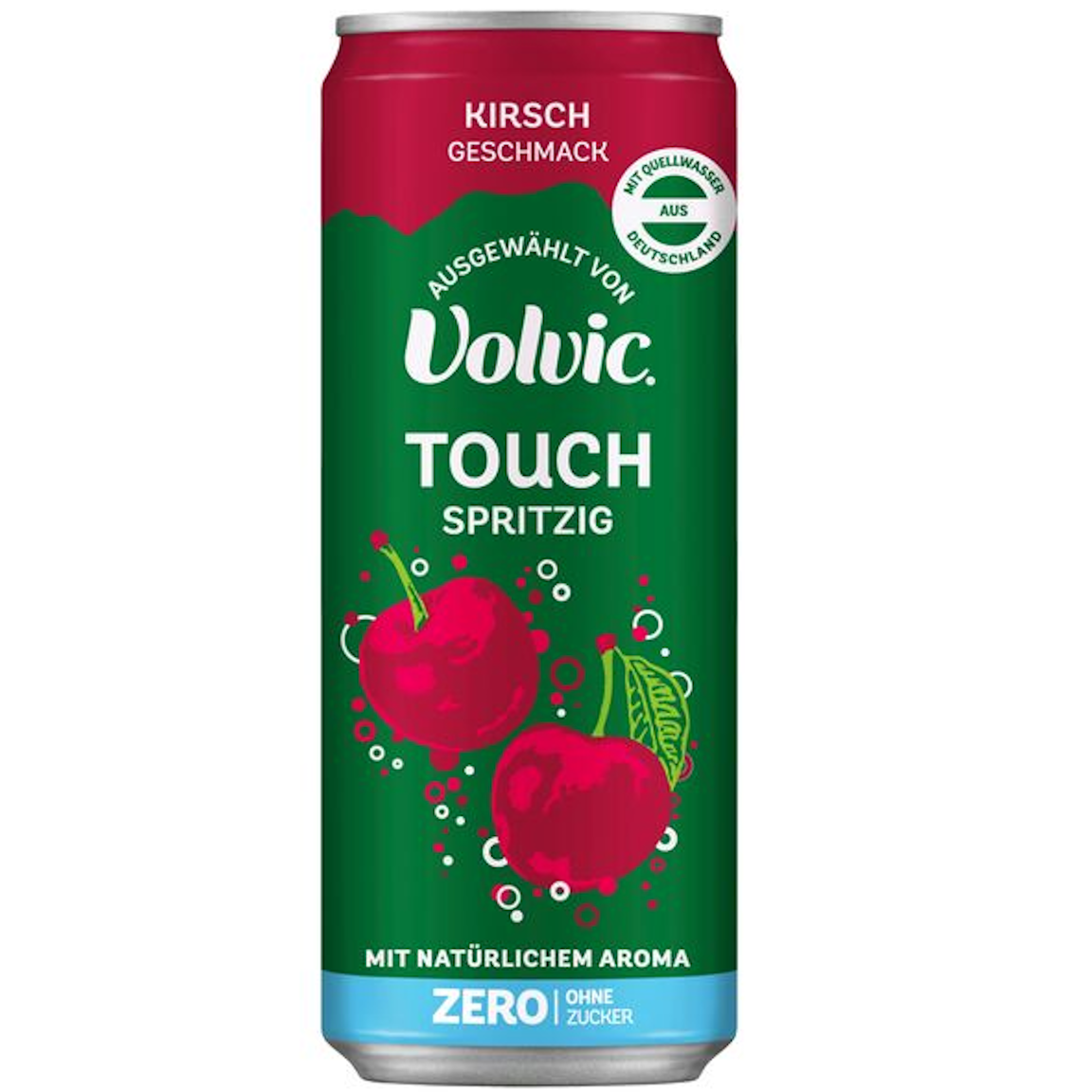 Volvic Touch Spritzig Kirsche zero  (12/0,33 Ltr. Dose EINWEG)