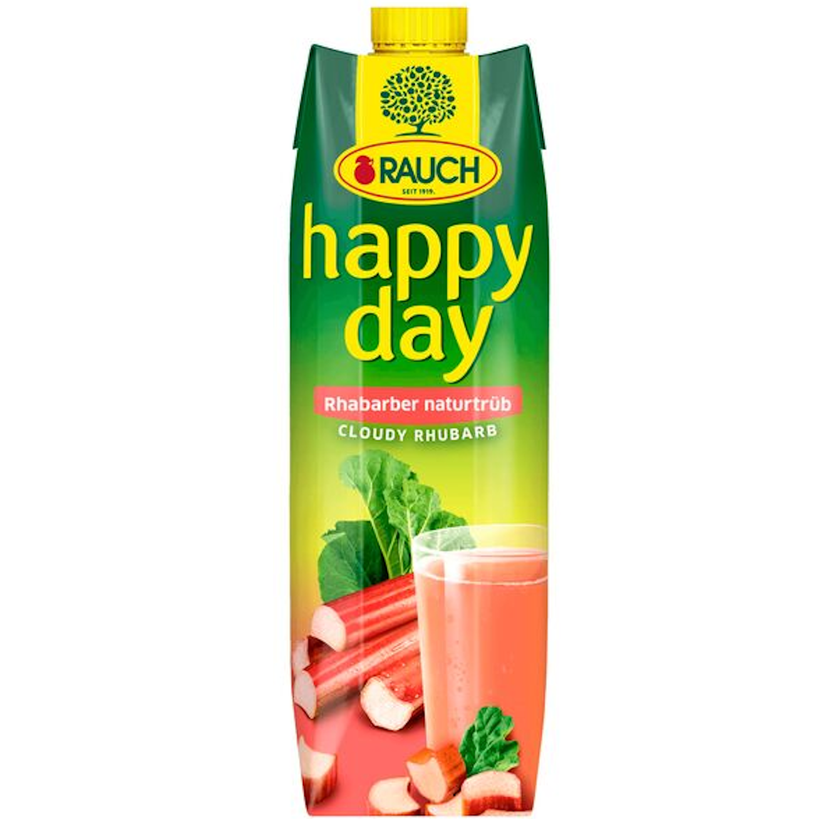 Rauch happy day Rhabarber (6/1,00 Ltr. Tetra EINWEG)