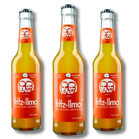 fritz -limo Orangenlimonade (24/0,33 Ltr. Glas MEHRWEG)