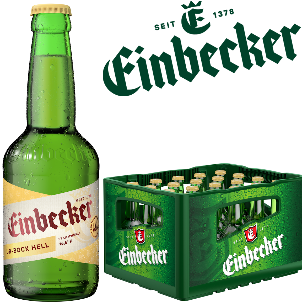 Einbecker Urbock Hell (20/0,33 Ltr. Glas MEHRWEG)