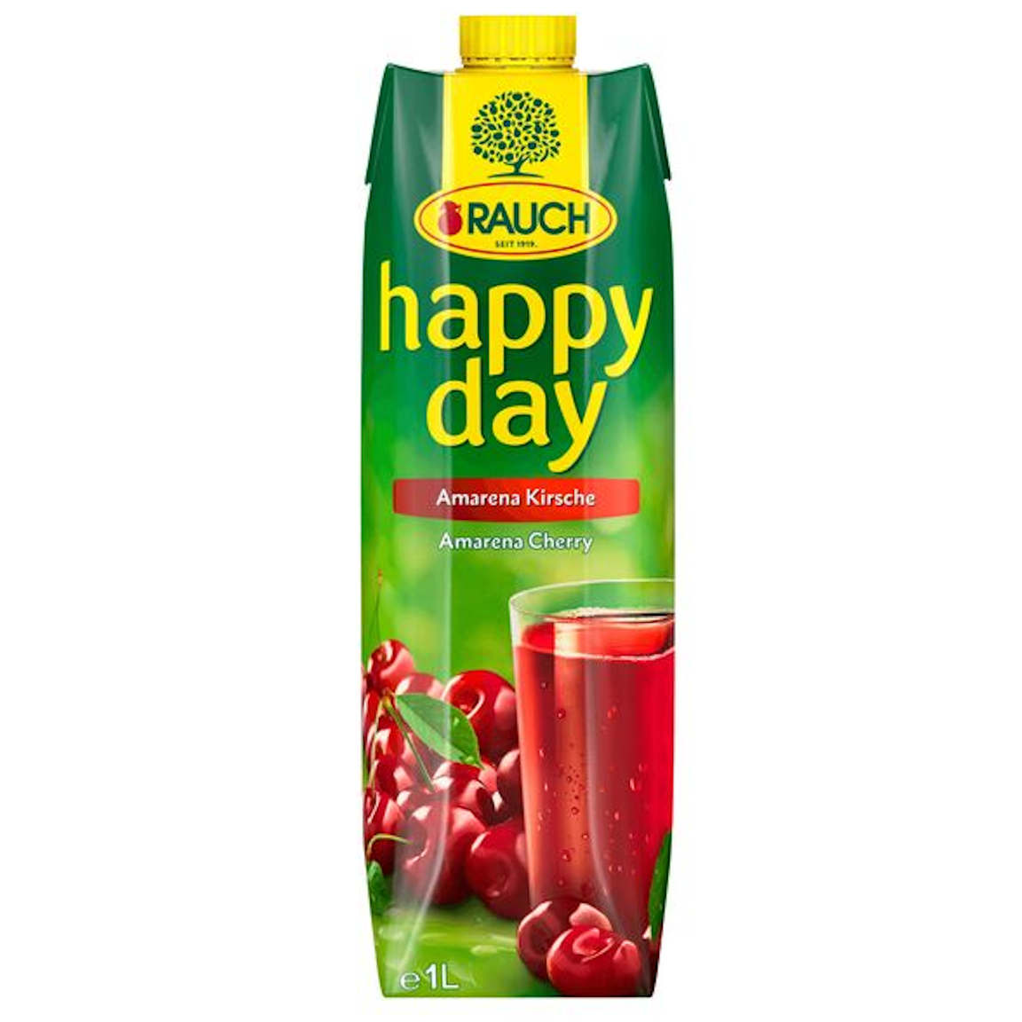 Rauch happy day Kirsche / Cherry (6/1,00 Ltr. Tetra EINWEG)