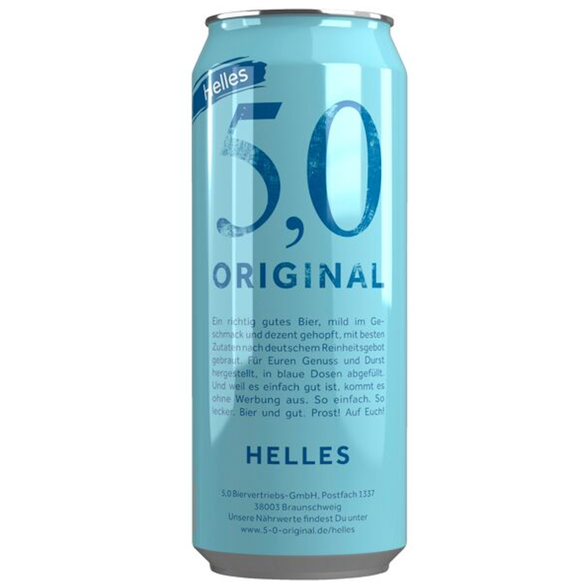 Original 5.0 Helles (24/0,50 Ltr. Dose EINWEG)