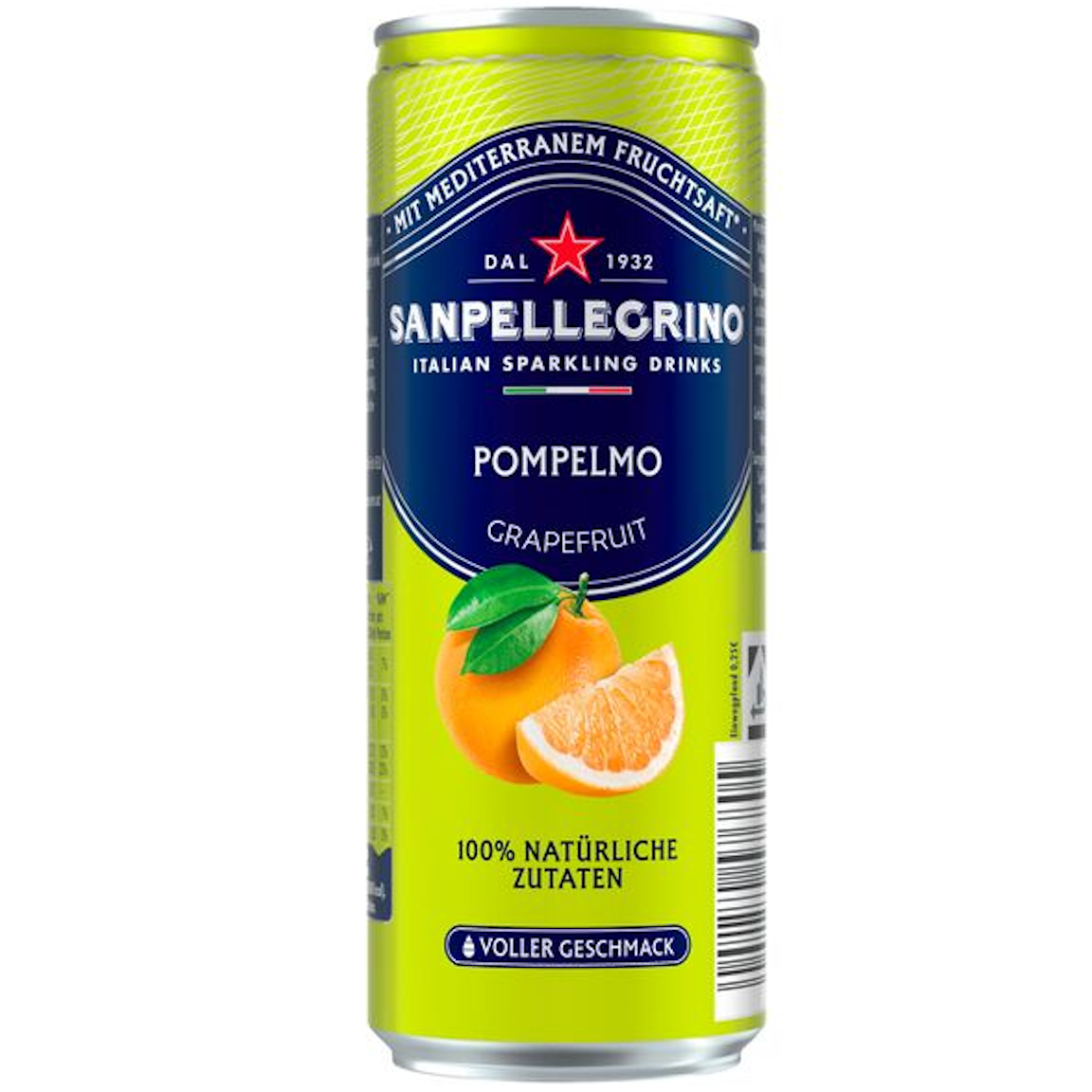 Sanpellegrino Pompelmo  (24/0,33 Ltr. Dose EINWEG)