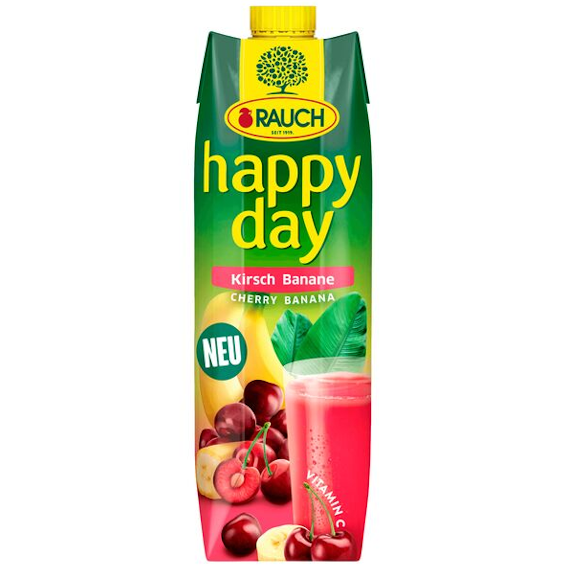 Rauch Happy day Kiba Kirsch Banane (6/1,00 Ltr. Tetra EINWEG)