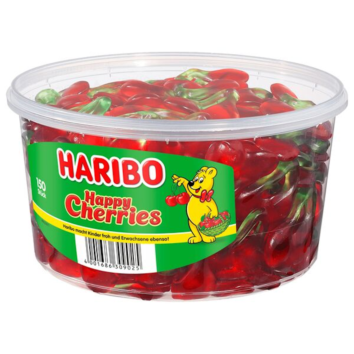 Haribo happy Cheries 150 Stück (1200 g.)