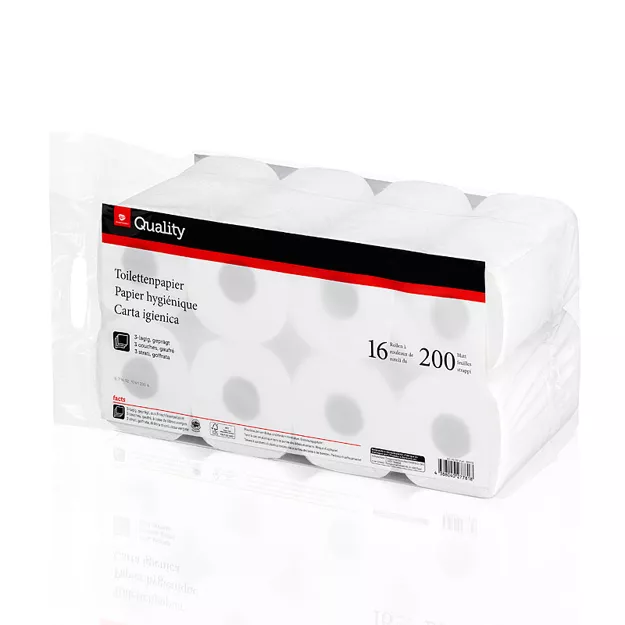 TransGourmet Quality Toilettenpapier 3 lg. (16/200 Blatt)